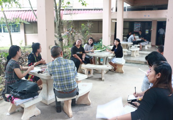 ภาพกิจกรรม คณะวิทยาศาสตร์และเทคโนโลยี จัดการประชุมเพื่อหารือแนวทางจัดกิจกรรมอบรมการจัดการเรียนการสอนเป็นภาษาอังกฤษ