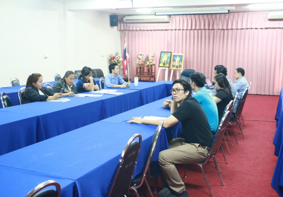 ภาพกิจกรรม คณะวิทยาศาสตร์และเทคโนโลยี จัดการประชุม เรื่อง การจัดทำจดหมายข่าวของคณะวิทยาศาสตร์และเทคโนโลยี