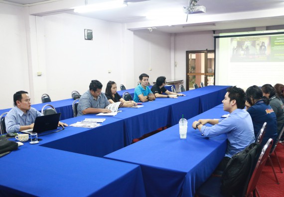 ภาพกิจกรรม คณะวิทยาศาสตร์และเทคโนโลยี จัดการประชุม เรื่อง การจัดทำจดหมายข่าวของคณะวิทยาศาสตร์และเทคโนโลยี