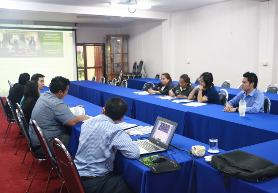 ภาพกิจกรรม คณะวิทยาศาสตร์และเทคโนโลยี จัดการประชุม เรื่อง การจัดทำจดหมายข่าวของคณะวิทยาศาสตร์และเทคโนโลยี