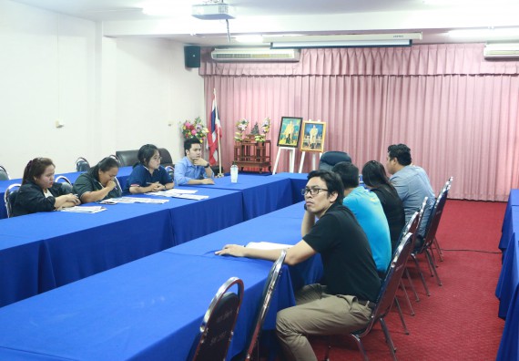 ภาพกิจกรรม คณะวิทยาศาสตร์และเทคโนโลยี จัดการประชุม เรื่อง การจัดทำจดหมายข่าวของคณะวิทยาศาสตร์และเทคโนโลยี