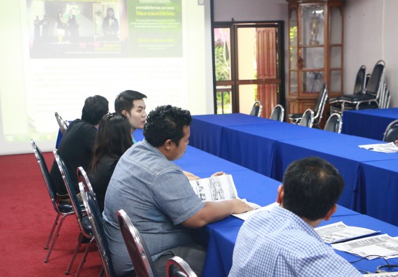 ภาพกิจกรรม คณะวิทยาศาสตร์และเทคโนโลยี จัดการประชุม เรื่อง การจัดทำจดหมายข่าวของคณะวิทยาศาสตร์และเทคโนโลยี