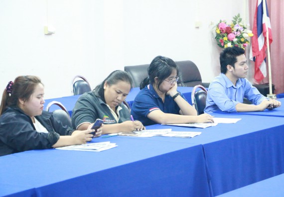 ภาพกิจกรรม คณะวิทยาศาสตร์และเทคโนโลยี จัดการประชุม เรื่อง การจัดทำจดหมายข่าวของคณะวิทยาศาสตร์และเทคโนโลยี