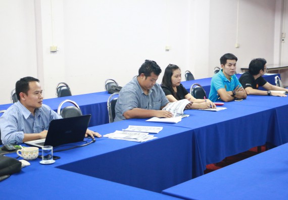 ภาพกิจกรรม คณะวิทยาศาสตร์และเทคโนโลยี จัดการประชุม เรื่อง การจัดทำจดหมายข่าวของคณะวิทยาศาสตร์และเทคโนโลยี