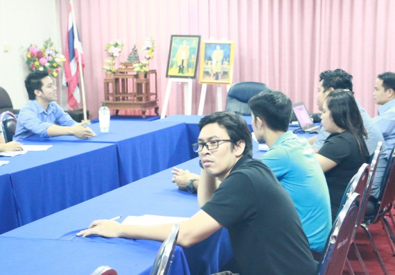 ภาพกิจกรรม คณะวิทยาศาสตร์และเทคโนโลยี จัดการประชุม เรื่อง การจัดทำจดหมายข่าวของคณะวิทยาศาสตร์และเทคโนโลยี