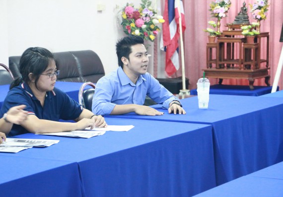 ภาพกิจกรรม คณะวิทยาศาสตร์และเทคโนโลยี จัดการประชุม เรื่อง การจัดทำจดหมายข่าวของคณะวิทยาศาสตร์และเทคโนโลยี