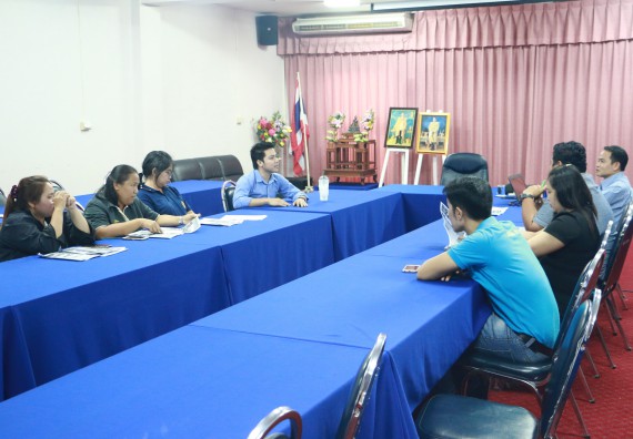 ภาพกิจกรรม คณะวิทยาศาสตร์และเทคโนโลยี จัดการประชุม เรื่อง การจัดทำจดหมายข่าวของคณะวิทยาศาสตร์และเทคโนโลยี