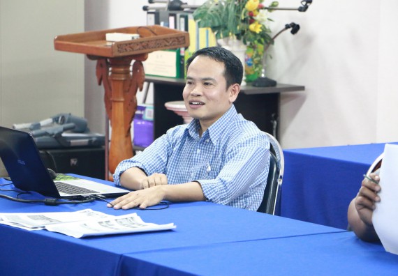 ภาพกิจกรรม คณะวิทยาศาสตร์และเทคโนโลยี จัดการประชุม เรื่อง การจัดทำจดหมายข่าวของคณะวิทยาศาสตร์และเทคโนโลยี