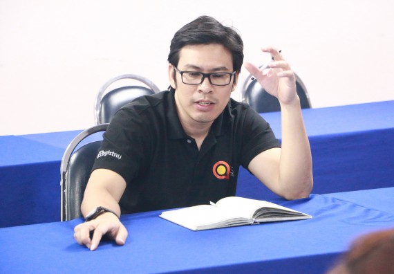 ภาพกิจกรรม คณะวิทยาศาสตร์และเทคโนโลยี จัดการประชุม เรื่อง การจัดทำจดหมายข่าวของคณะวิทยาศาสตร์และเทคโนโลยี