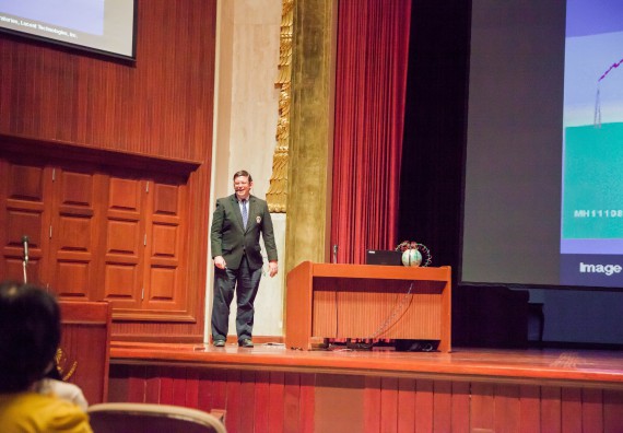 ภาพกิจกรรม นักศึกษาคณะวิทยาศาสตร์และเทคโนโลยี ชั้นปีที่ 1 และชั้นปีที่ 4	ได้รับรางวัลและทุนการศึกษาทางวิทยาศาสตร์ ประจำปี พ.ศ. 2560