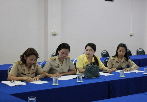 ภาพกิจกรรม คณะวิทยาศาสตร์และเทคโนโลยี จัดการประชุม เรื่อง การจัดค่ายวิทยาศาสตร์โรงเรียนอนุบาลกำแพงเพชร