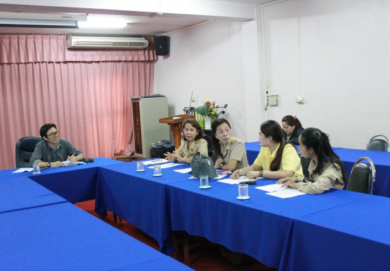 ภาพกิจกรรม คณะวิทยาศาสตร์และเทคโนโลยี จัดการประชุม เรื่อง การจัดค่ายวิทยาศาสตร์โรงเรียนอนุบาลกำแพงเพชร