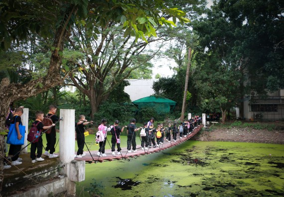 ภาพกิจกรรม คณะวิทยาศาสตร์และเทคโนโลยี จัดกิจกรรมค่ายวิทยาศาสตร์โรงเรียนสาธิตฯ ระดับชั้นประถมศึกษาปีที่ 1-6