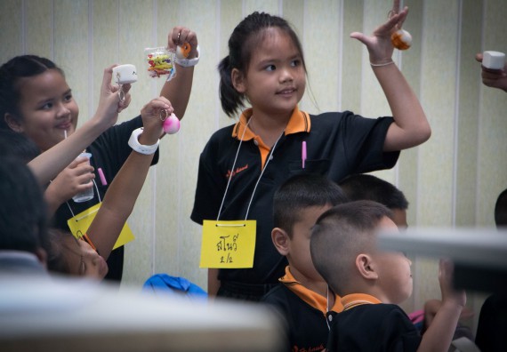 ภาพกิจกรรม คณะวิทยาศาสตร์และเทคโนโลยี จัดกิจกรรมค่ายวิทยาศาสตร์โรงเรียนสาธิตฯ ระดับชั้นประถมศึกษาปีที่ 1-6