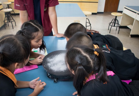 ภาพกิจกรรม คณะวิทยาศาสตร์และเทคโนโลยี จัดกิจกรรมค่ายวิทยาศาสตร์โรงเรียนสาธิตฯ ระดับชั้นประถมศึกษาปีที่ 1-6