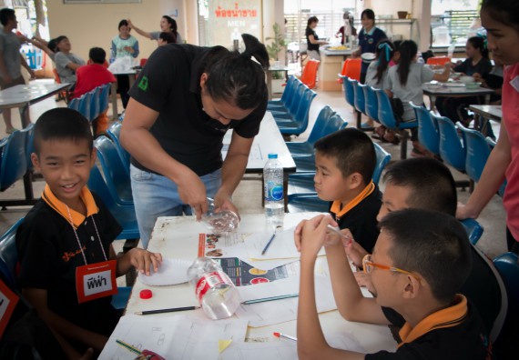 ภาพกิจกรรม คณะวิทยาศาสตร์และเทคโนโลยี จัดกิจกรรมค่ายวิทยาศาสตร์โรงเรียนสาธิตฯ ระดับชั้นประถมศึกษาปีที่ 1-6