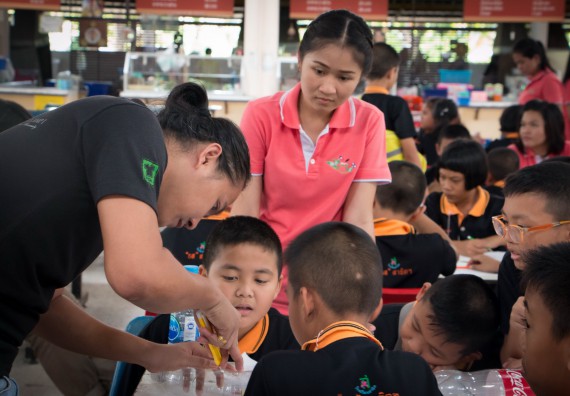 ภาพกิจกรรม คณะวิทยาศาสตร์และเทคโนโลยี จัดกิจกรรมค่ายวิทยาศาสตร์โรงเรียนสาธิตฯ ระดับชั้นประถมศึกษาปีที่ 1-6