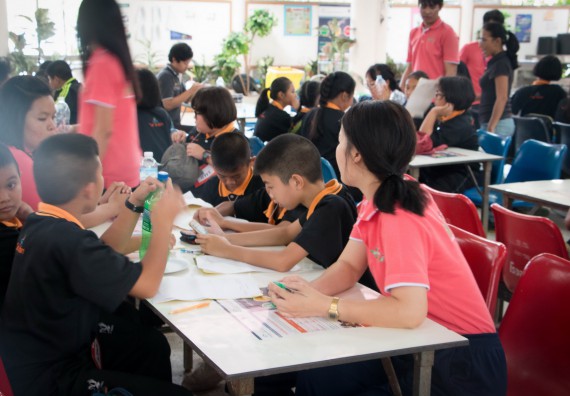 ภาพกิจกรรม คณะวิทยาศาสตร์และเทคโนโลยี จัดกิจกรรมค่ายวิทยาศาสตร์โรงเรียนสาธิตฯ ระดับชั้นประถมศึกษาปีที่ 1-6