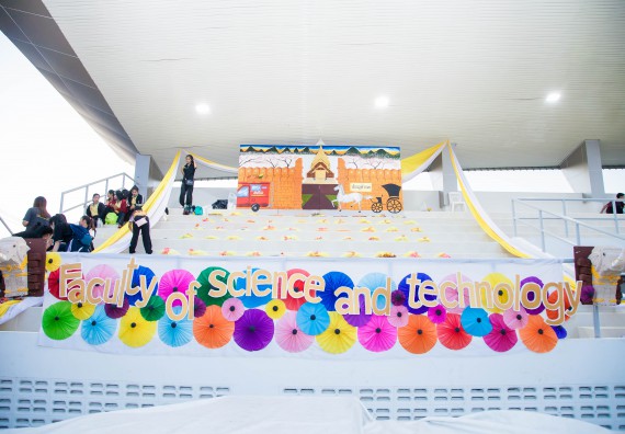 ภาพกิจกรรม คณะวิทยาศาสตร์และเทคโนโลยี เข้าร่วมการแข่งขันกีฬาระหว่างคณะ ปลาบึกเกมส์ ครั้งที่ 17 สปิริตและมิตรภาพ ความหวังและพลังใจ ประจำปี 2560