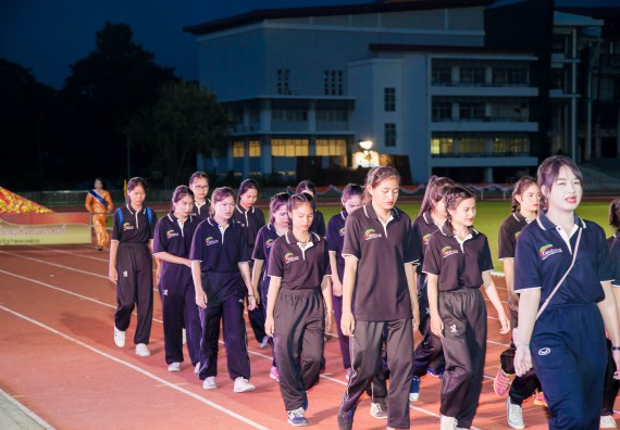 ภาพกิจกรรม คณะวิทยาศาสตร์และเทคโนโลยี เข้าร่วมการแข่งขันกีฬาระหว่างคณะ ปลาบึกเกมส์ ครั้งที่ 17 สปิริตและมิตรภาพ ความหวังและพลังใจ ประจำปี 2560