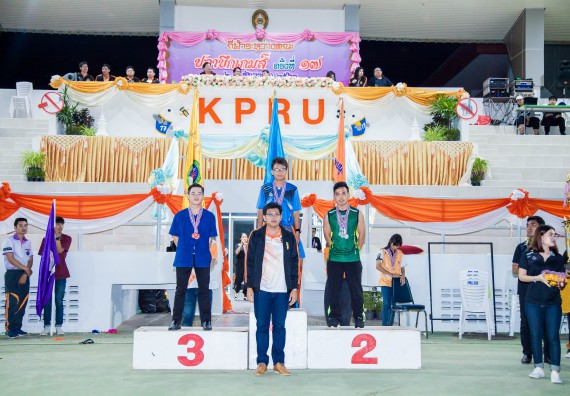 ภาพกิจกรรม คณะวิทยาศาสตร์และเทคโนโลยี เข้าร่วมการแข่งขันกีฬาระหว่างคณะ ปลาบึกเกมส์ ครั้งที่ 17 สปิริตและมิตรภาพ ความหวังและพลังใจ ประจำปี 2560