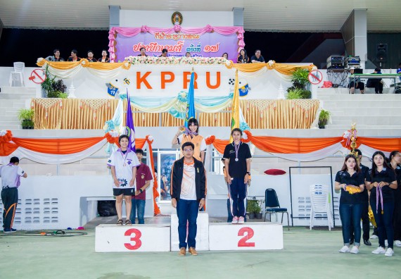 ภาพกิจกรรม คณะวิทยาศาสตร์และเทคโนโลยี เข้าร่วมการแข่งขันกีฬาระหว่างคณะ ปลาบึกเกมส์ ครั้งที่ 17 สปิริตและมิตรภาพ ความหวังและพลังใจ ประจำปี 2560