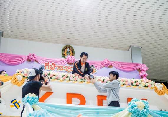 ภาพกิจกรรม คณะวิทยาศาสตร์และเทคโนโลยี เข้าร่วมการแข่งขันกีฬาระหว่างคณะ ปลาบึกเกมส์ ครั้งที่ 17 สปิริตและมิตรภาพ ความหวังและพลังใจ ประจำปี 2560