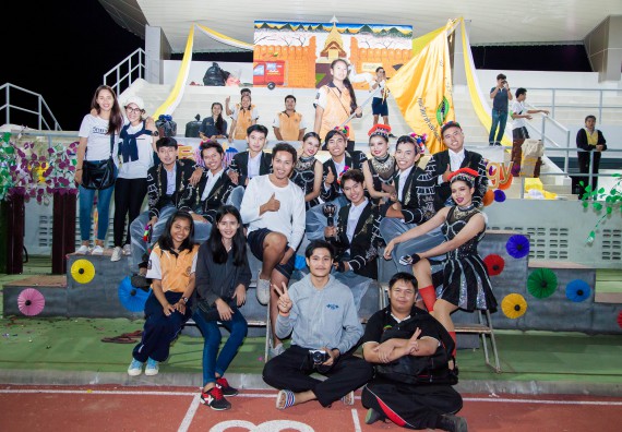 ภาพกิจกรรม คณะวิทยาศาสตร์และเทคโนโลยี เข้าร่วมการแข่งขันกีฬาระหว่างคณะ ปลาบึกเกมส์ ครั้งที่ 17 สปิริตและมิตรภาพ ความหวังและพลังใจ ประจำปี 2560