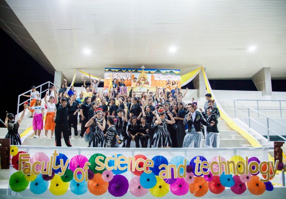 ภาพกิจกรรม คณะวิทยาศาสตร์และเทคโนโลยี เข้าร่วมการแข่งขันกีฬาระหว่างคณะ ปลาบึกเกมส์ ครั้งที่ 17 สปิริตและมิตรภาพ ความหวังและพลังใจ ประจำปี 2560