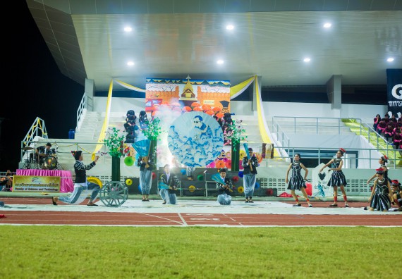 ภาพกิจกรรม คณะวิทยาศาสตร์และเทคโนโลยี เข้าร่วมการแข่งขันกีฬาระหว่างคณะ ปลาบึกเกมส์ ครั้งที่ 17 สปิริตและมิตรภาพ ความหวังและพลังใจ ประจำปี 2560