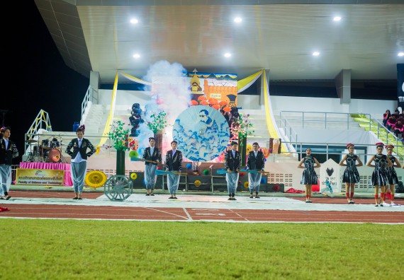 ภาพกิจกรรม คณะวิทยาศาสตร์และเทคโนโลยี เข้าร่วมการแข่งขันกีฬาระหว่างคณะ ปลาบึกเกมส์ ครั้งที่ 17 สปิริตและมิตรภาพ ความหวังและพลังใจ ประจำปี 2560