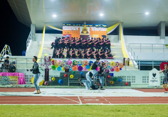 ภาพกิจกรรม คณะวิทยาศาสตร์และเทคโนโลยี เข้าร่วมการแข่งขันกีฬาระหว่างคณะ ปลาบึกเกมส์ ครั้งที่ 17 สปิริตและมิตรภาพ ความหวังและพลังใจ ประจำปี 2560