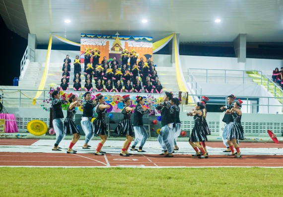 ภาพกิจกรรม คณะวิทยาศาสตร์และเทคโนโลยี เข้าร่วมการแข่งขันกีฬาระหว่างคณะ ปลาบึกเกมส์ ครั้งที่ 17 สปิริตและมิตรภาพ ความหวังและพลังใจ ประจำปี 2560