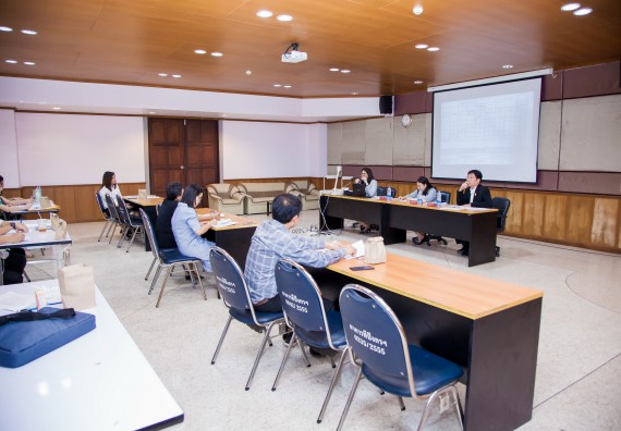 ภาพกิจกรรม คณะวิทยาศาสตร์และเทคโนโลยี จัดการประชุม เรื่อง การกรอกแบบรายงานการประเมินประสิทธิภาพและประสิทธิผลการปฏิบัติราชการ
