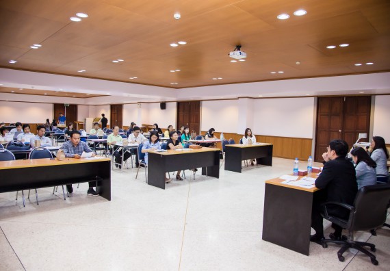 ภาพกิจกรรม คณะวิทยาศาสตร์และเทคโนโลยี จัดการประชุม เรื่อง การกรอกแบบรายงานการประเมินประสิทธิภาพและประสิทธิผลการปฏิบัติราชการ