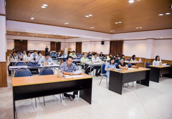 ภาพกิจกรรม คณะวิทยาศาสตร์และเทคโนโลยี จัดการประชุม เรื่อง การกรอกแบบรายงานการประเมินประสิทธิภาพและประสิทธิผลการปฏิบัติราชการ