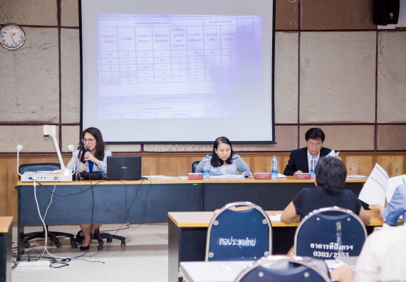 ภาพกิจกรรม คณะวิทยาศาสตร์และเทคโนโลยี จัดการประชุม เรื่อง การกรอกแบบรายงานการประเมินประสิทธิภาพและประสิทธิผลการปฏิบัติราชการ