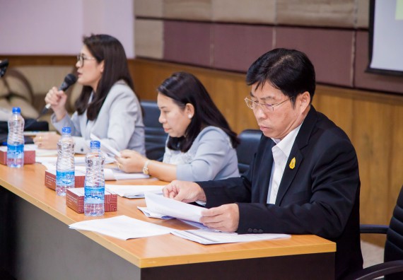 ภาพกิจกรรม คณะวิทยาศาสตร์และเทคโนโลยี จัดการประชุม เรื่อง การกรอกแบบรายงานการประเมินประสิทธิภาพและประสิทธิผลการปฏิบัติราชการ