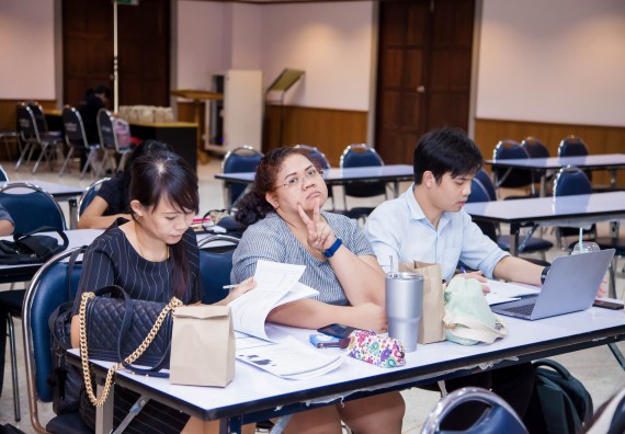 ภาพกิจกรรม คณะวิทยาศาสตร์และเทคโนโลยี จัดการประชุม เรื่อง การกรอกแบบรายงานการประเมินประสิทธิภาพและประสิทธิผลการปฏิบัติราชการ