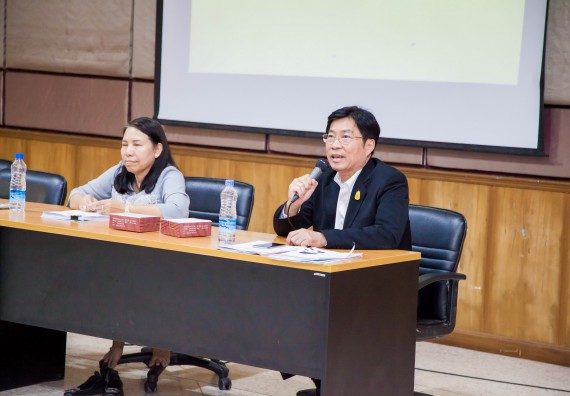 ภาพกิจกรรม คณะวิทยาศาสตร์และเทคโนโลยี จัดการประชุม เรื่อง การกรอกแบบรายงานการประเมินประสิทธิภาพและประสิทธิผลการปฏิบัติราชการ