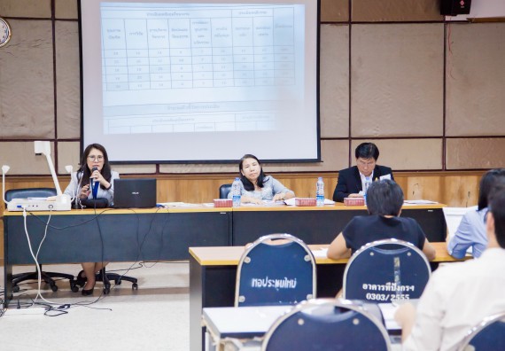 ภาพกิจกรรม คณะวิทยาศาสตร์และเทคโนโลยี จัดการประชุม เรื่อง การกรอกแบบรายงานการประเมินประสิทธิภาพและประสิทธิผลการปฏิบัติราชการ