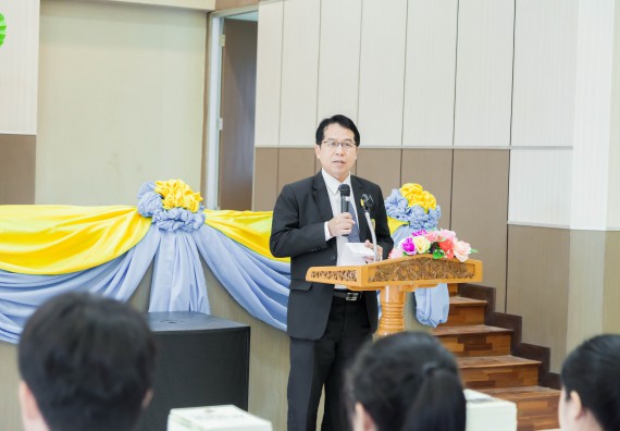 ภาพกิจกรรม นักศึกษาคณะวิทยาศาสตร์และเทคโนโลยี เข้าร่วมพิธีมอบทุนการศึกษา จากมูลนิธิเพื่อเกื้อกูลการศึกษาในประเทศไทย (The SET Foundation)