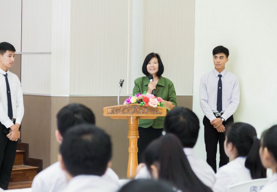 ภาพกิจกรรม นักศึกษาคณะวิทยาศาสตร์และเทคโนโลยี เข้าร่วมพิธีมอบทุนการศึกษา จากมูลนิธิเพื่อเกื้อกูลการศึกษาในประเทศไทย (The SET Foundation)