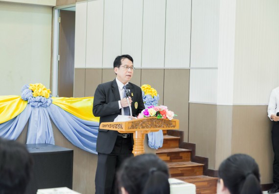 ภาพกิจกรรม นักศึกษาคณะวิทยาศาสตร์และเทคโนโลยี เข้าร่วมพิธีมอบทุนการศึกษา จากมูลนิธิเพื่อเกื้อกูลการศึกษาในประเทศไทย (The SET Foundation)