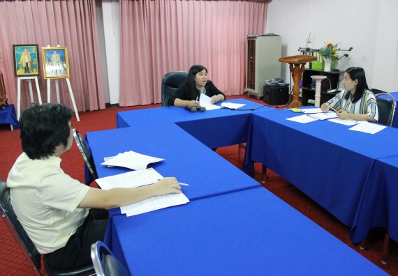 ภาพกิจกรรม คณะวิทยาศาสตร์และเทคโนโลยี จัดการประชุมพิจารณาทุนวิจัยคณะวิทยาศาสตร์และเทคโนโลยี