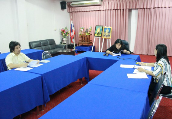 ภาพกิจกรรม คณะวิทยาศาสตร์และเทคโนโลยี จัดการประชุมพิจารณาทุนวิจัยคณะวิทยาศาสตร์และเทคโนโลยี