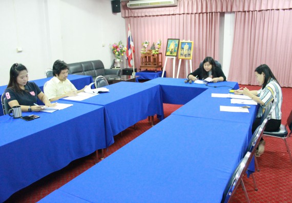 ภาพกิจกรรม คณะวิทยาศาสตร์และเทคโนโลยี จัดการประชุมพิจารณาทุนวิจัยคณะวิทยาศาสตร์และเทคโนโลยี