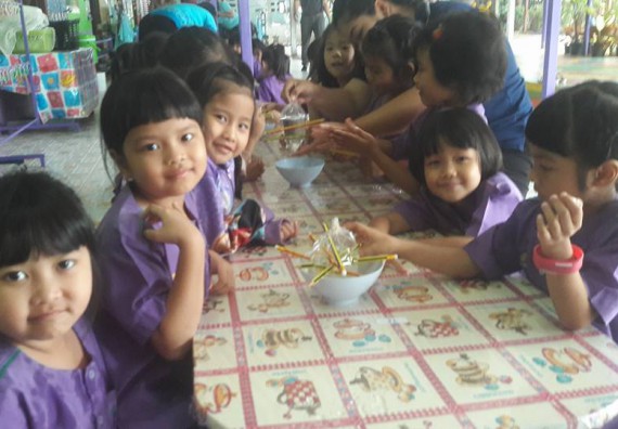 ภาพกิจกรรม คณะวิทยาศาสตร์และเทคโนโลยี จัดกิจกรรมพัฒนาทักษะทางด้านวิทยาศาสตร์สำหรับนักเรียนชั้นอนุบาล