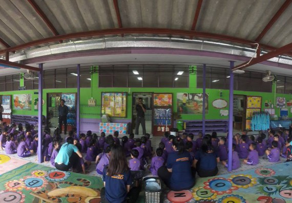 ภาพกิจกรรม คณะวิทยาศาสตร์และเทคโนโลยี จัดกิจกรรมพัฒนาทักษะทางด้านวิทยาศาสตร์สำหรับนักเรียนชั้นอนุบาล