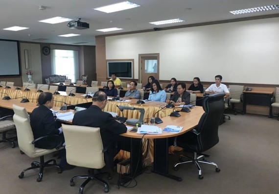 ภาพกิจกรรม คณะวิทยาศาสตร์และเทคโนโลยี เข้าร่วมการติดตามตรวจสอบและประเมินผลของหน่วยงาน